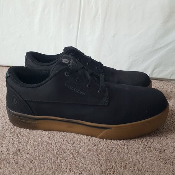 Volcom Composite Toe Sz 9.5 Mens Black Gum Workwear Shoe VM30117 Skateboarding - Picture 4 of 11